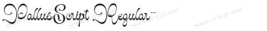 PallusScript Regular字体转换 PallusScript Regular字体转换